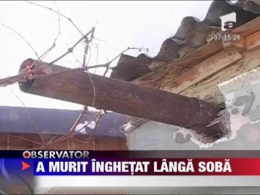 Iasi: Un barbat a murit inghetat langa soba