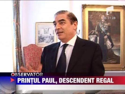 Printul Paul, descendent regal