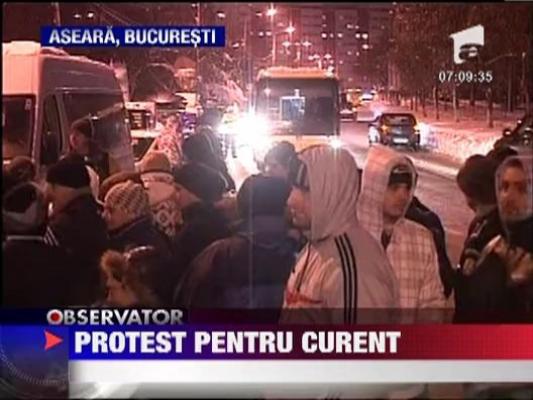 Protest pentru curent