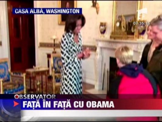 Fata in fata cu Obama