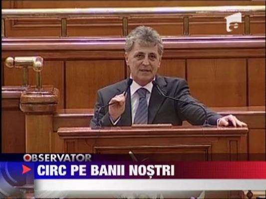 Scandal ca la usa cortului in Parlament