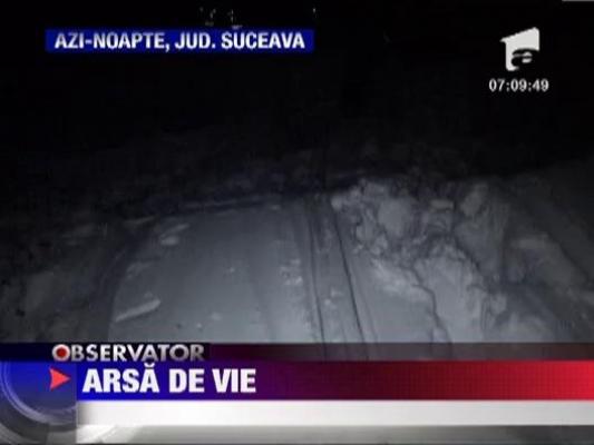 Suceava: O femeie a ars de vie in casa iubitului ei