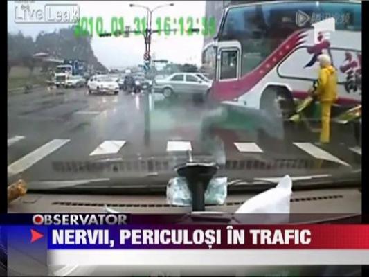 Nervii, un factor de risc mai ales in trafic