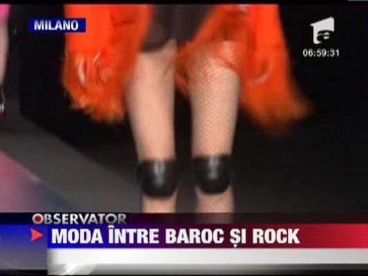 Moda intre baroc si rock pentru iarna viitoare