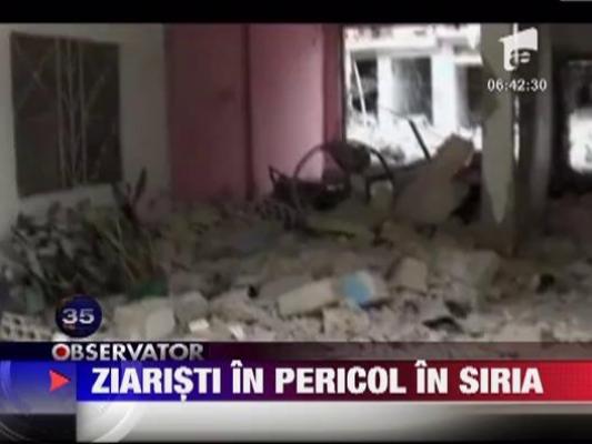 Ziaristi in pericol in Siria