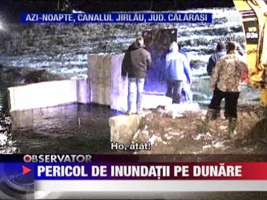 Pericol de inundatii pe Dunare