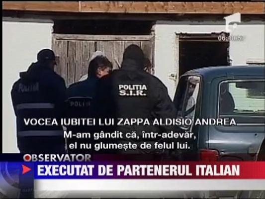 Italianul care si-a asasinat partenerul de afaceri, arestat pentru 30 de zile