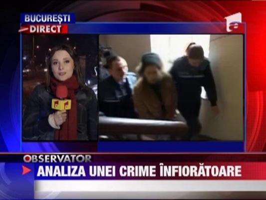 Tanara care si-a decapitat copilul, dusa la expertiza psihiatrica