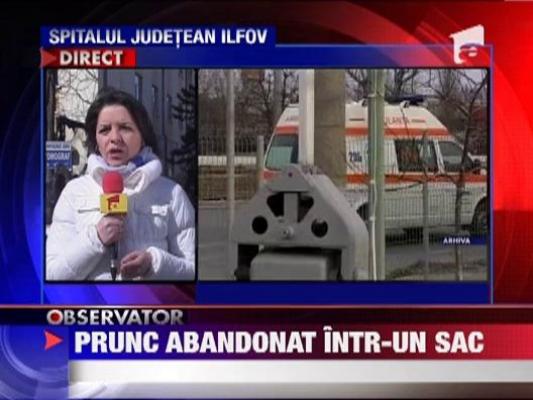Bucuresti: Bebelus abandonat intr-un sac