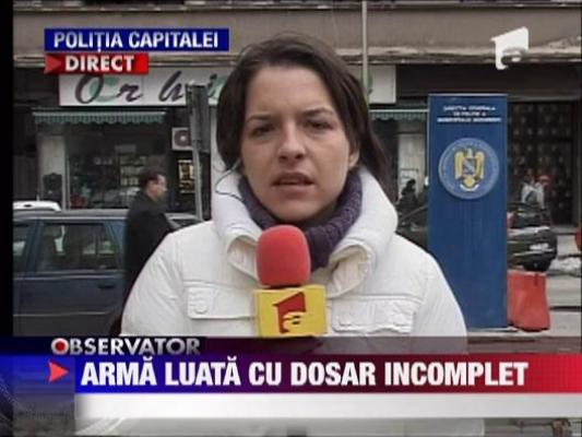 Atacatorul din salonul de frumusete din Capitala a primit permisul pentru arma ilegal!