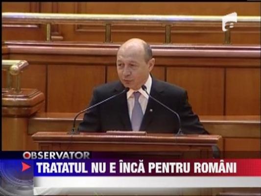 Tratatul privind guvernanta fiscala nu e inca pentru romani