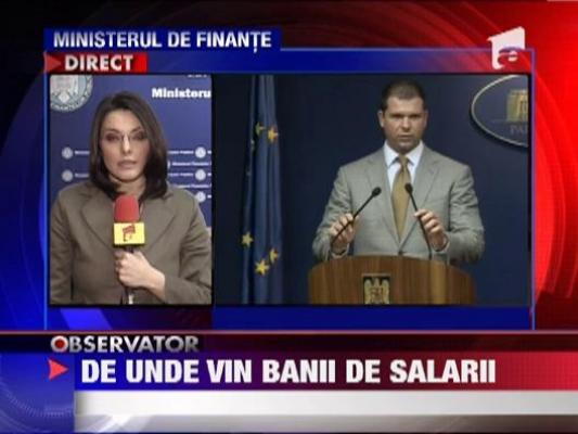 De unde vin banii de salarii