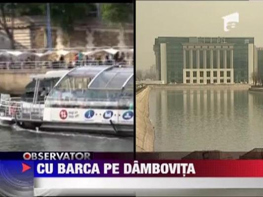 Dambovita, loc de recreere si plimbare cu barca