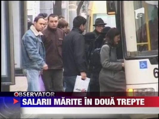 Bugetarii se vor intoarce la vechile salarii netaiate