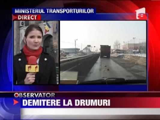 Premierul i-a cerut ministrului Transporturilor sa o demita pe sefa de la Drumuri