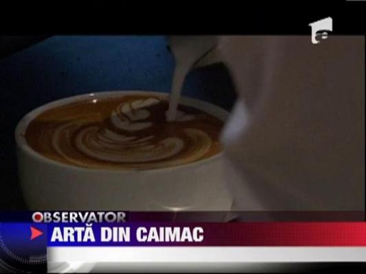 Spuma, caimacul si cafeaua, transformate in opere de arta