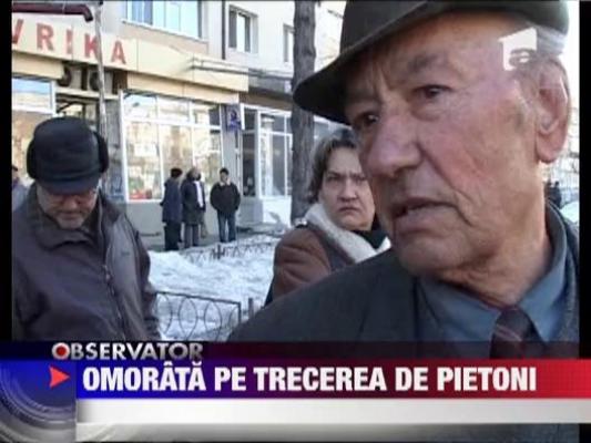 Omorata pe trecerea de pietoni de un fost procuror