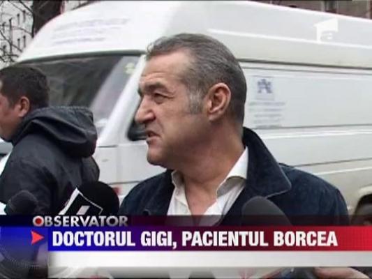 Doctorul Gigi Becali, pacientul Cristi Borcea
