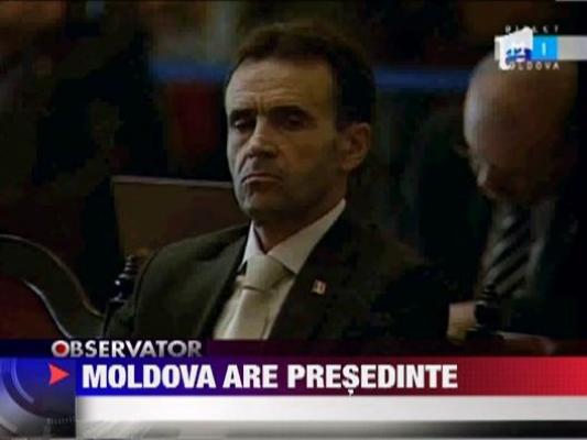 Rep. Moldova are din nou presedinte