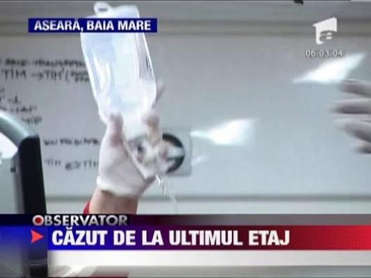 Baia Mare: Un barbat de 45 de ani a cazut de la etajul 4