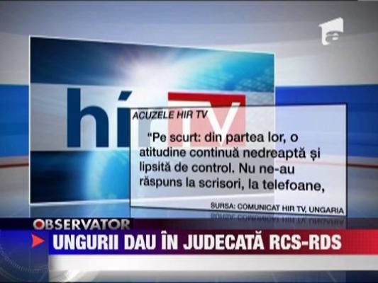 Ungurii dau in judecata RCS-RDS