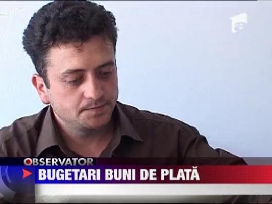 Bugetarii, buni de plata
