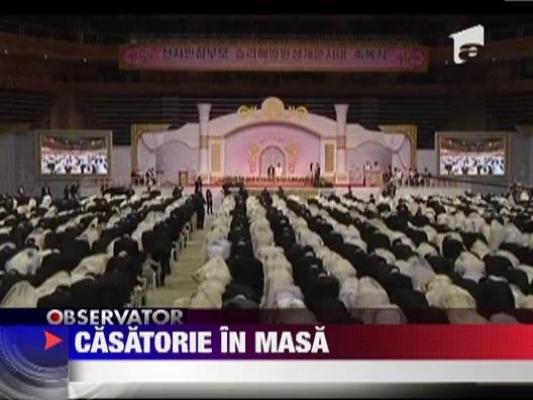 2.000 de cupluri s-au casatorit in acelasi timp, in Coreea de Sud