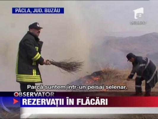 Stare de alerta in trei rezervatii naturale din tara