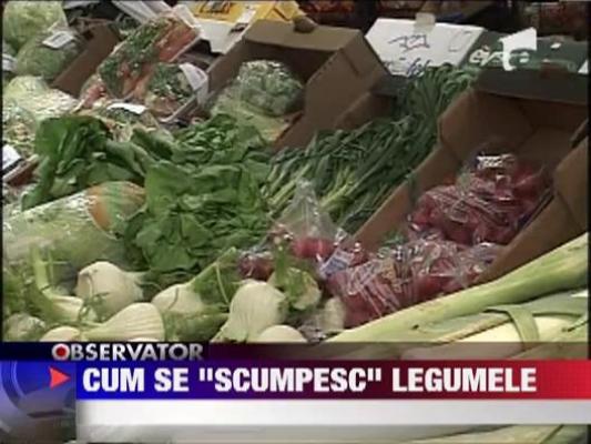 Legume romanesti de la producator, pana in raft, se scumpesc de 3 ori