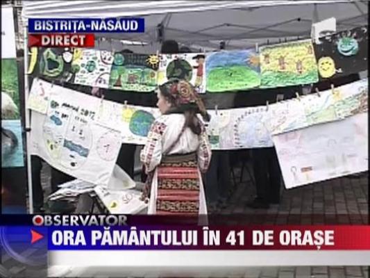 Ora Pamantului, in 41 de orase din tara
