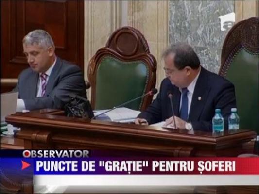 Puncte de "gratie" pentru soferi