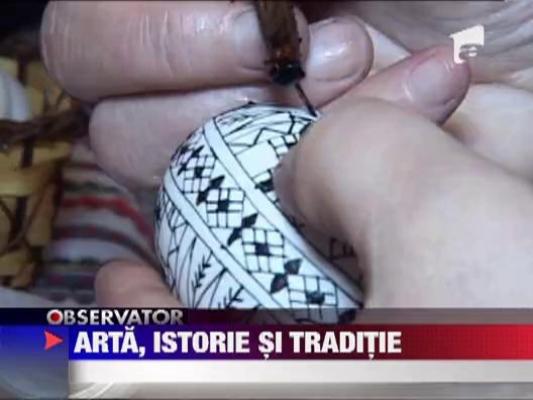 Oua incondeiate la Targul de Paste