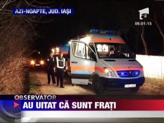 O cearta intre frati s-a incheiat intr-o baie de sange