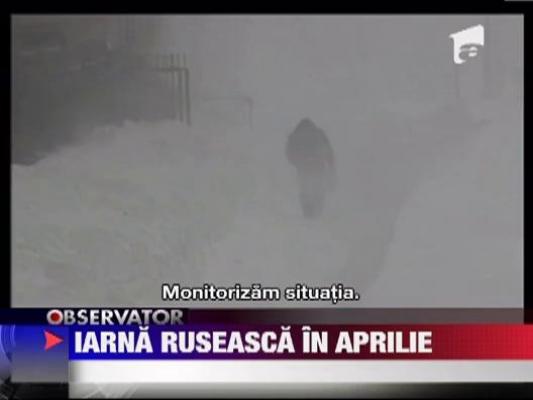 Un puternic ciclon a lovit Moscova