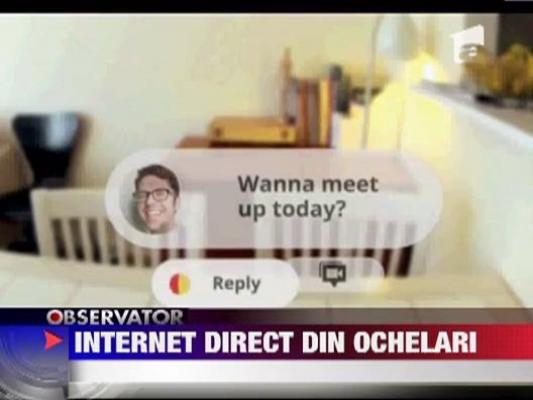 Internet direct din ochelari!