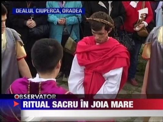 Ritualul sacru in Joia Mare