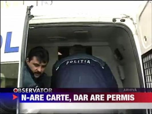 Decizie sideranta a judecatorilor. Bercea isi pastreaza permisul auto, desi e analfabet!