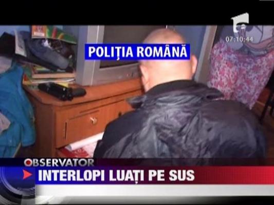 Descinderi in casa unor mafioti din Galati