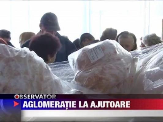 Aglomeratie la cantina de ajutor social
