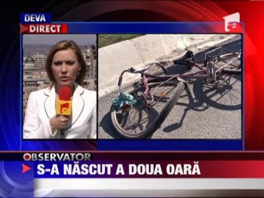 O tanara insarcinata a supravietuit dupa ce a fost lovita de un tir