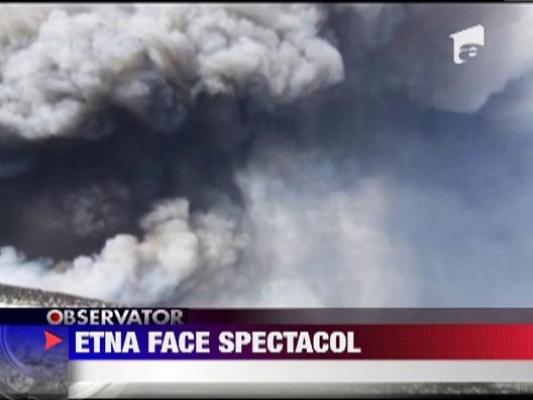 Vulcanul Etna a erupt din nou