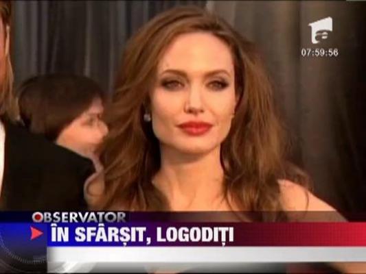 Angelina Jolie si Brad Pitt au decis sa se logodeasca