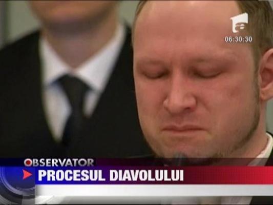A inceput procesul teroristului Anders Breivik