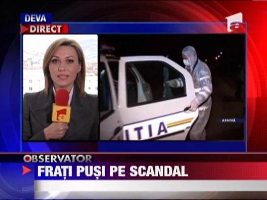 Frati pusi pe scandal in trafic