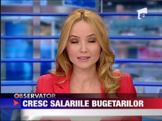 Salariile bugetarilor ar putea creste