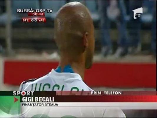 Gigi Becali i-a distrus, pe jucatorii care au pierdut, cu Vasluiul