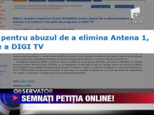 Petitie online pentru abuzul RCS&RDS