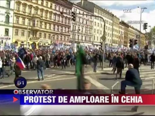 Proteste de amploare in Cehia