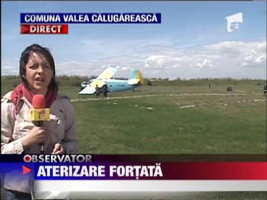 Aterizare fortata in judetul Prahova