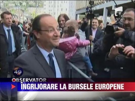 Ingrijorare la marile burse europene